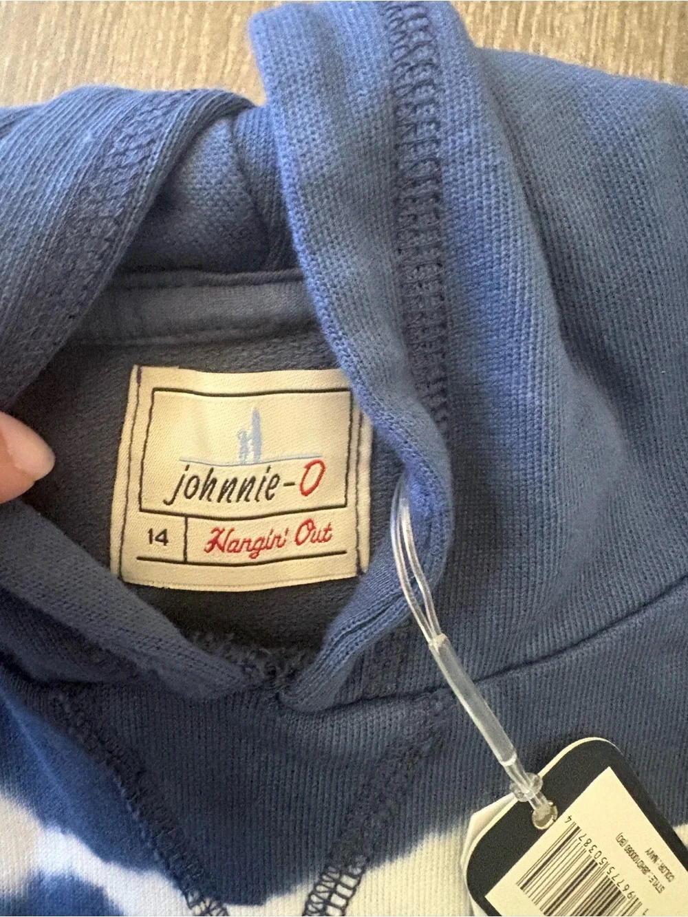 Johnnie-O Bo Tie-Dye Hoodie - Size 14 NEW!